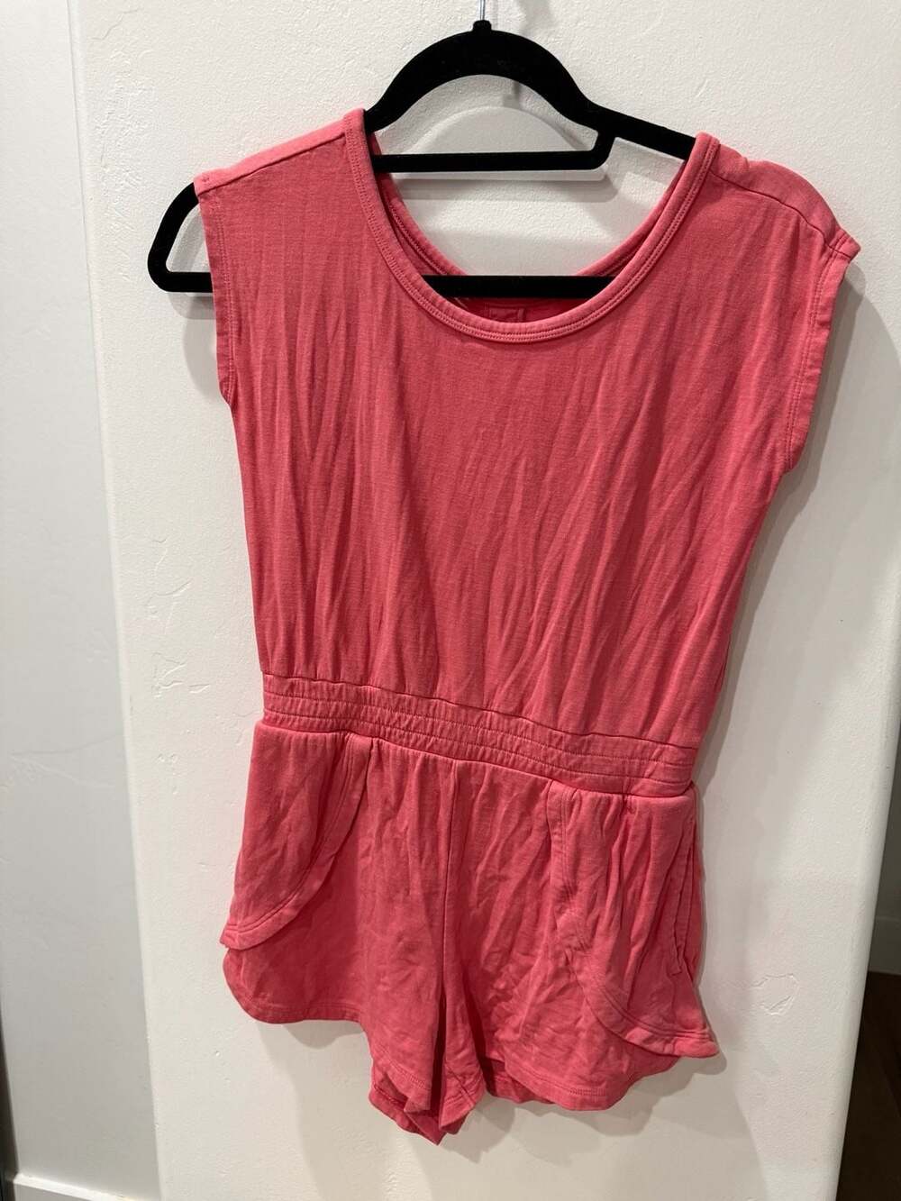 Athleta Girl Retreat Yourself Romper Pink Size M 8-10